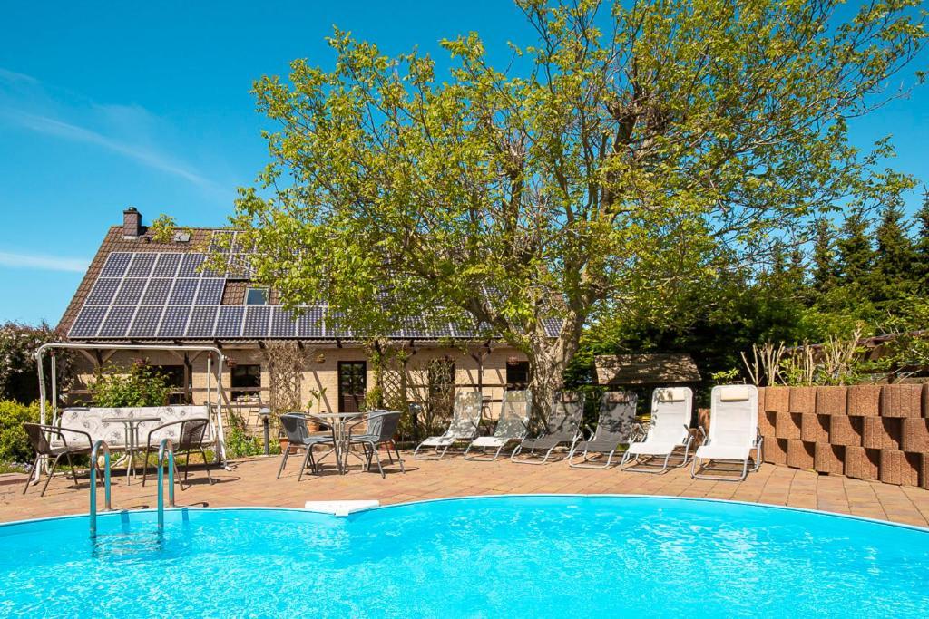 Ferienwohnung Am Walnussbaum Parchtitz Экстерьер фото